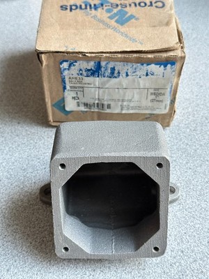 New Eaton Crouse-Hinds ARE33 Back Box 1'' 20/30A Cast Aluminum
