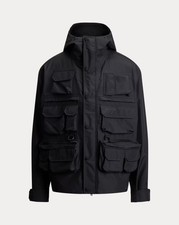 Polo Ralph Lauren Hooded Wading Jacket Polo Black Size Large Polo RL Pony Logo