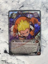 Naruto CCG Naruto Uzumaki  N-173 Diamond Foil 1st Edition Eternal Rivalry 1st Ed