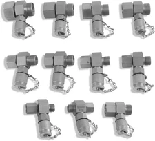 ✅ SINOCMP DKO Metric 11-Pack Hydraulic Swivel Run Tees DKO Coupling Set for Exca