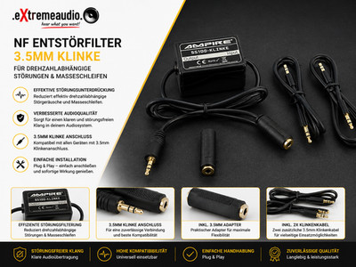 AMPIRE jack NF interference suppression filter for speed-dependent interferen...