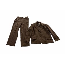 Women s Vintage Alfred Dunner Pants Suit Brown
