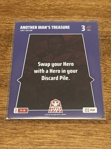 Bo Jackson Battle Arena Update Play #PL-30 Another Man's Treasure