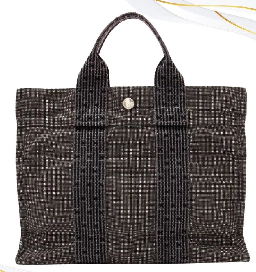HERMES ブラック ストライプ トートバッグ HERMÈS Striped Bags & Handbags for Women for sale | eBay