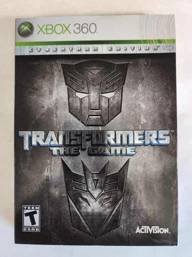 Transformers the Game Cybertron Edition Xbox 360 W/ Bonus Disc CIB NTSC/US