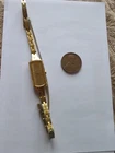 Seiko Women's VTG Watch 14mm Gold Tone 2E20-5179 Rectangular Face Needs Battery