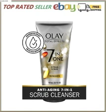 Olay Total Effects Face Wash, 7 in 1 Refreshing Citrus Scrub, 5 fl oz