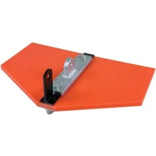 Kraft Tool Orange Thunder Angle Concrete Groover 12" x 8" x 1" Deep 1/4" Rad.