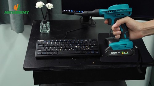 Air Duster Staubbläser Gebläse 2IN 1 Elektrische Staubgebläse für PC Reinigung - Video 1 van 1