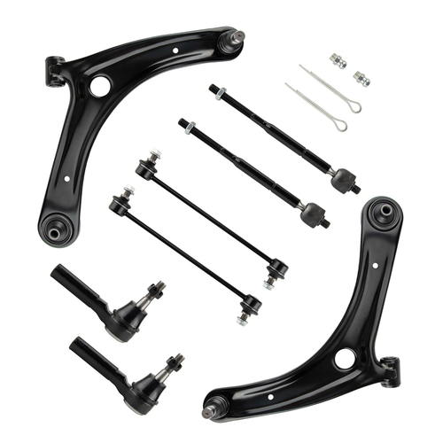 Front Control Arm Ball Joint Tie Rod And Sway Bar Link Kit 12 Piece Compatible 2009 2020 Dodge Journey 2010 2011 2012 2013 2014 2015 2016 2017 2018 2019