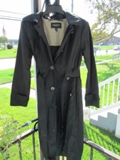 LONDON FOG BLACK COAT SIZE M NEW