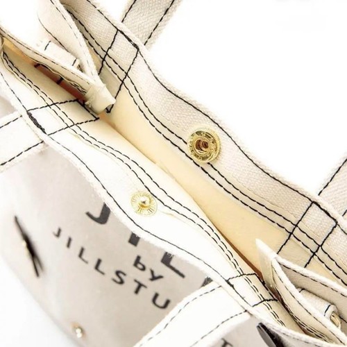 Jill Stuart Borsa a tracolla a 2 vie con fiori bianca L17,5 x H22 x D10,5 cm Takarajimasha - Foto 6 di 7