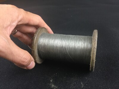 Ancienne bobine fil acier GILBY WIRE S.A. pour magnétophone à fil