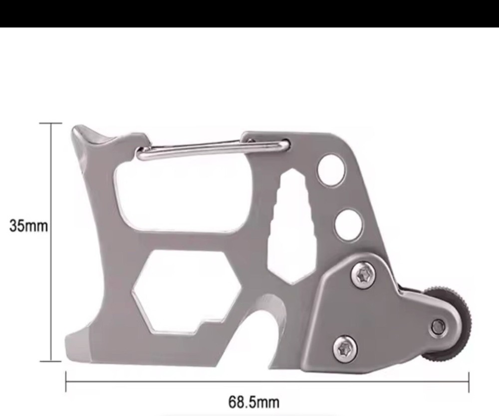 Camping Multi Tool with Clip - 3 Color Options for Everyday Use
