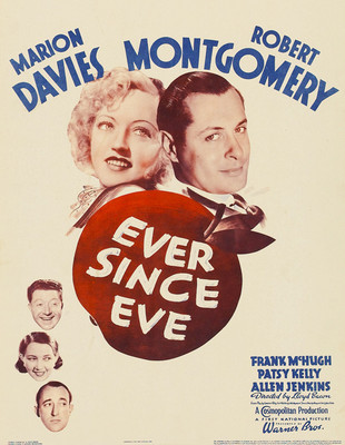 EVER SINCE EVE Movie POSTER 27x40 B Shirley Mason Herbert Heyes Eva Gordon