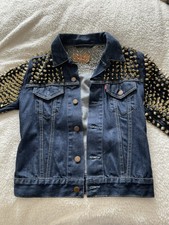 Levis Denim Jacket Vintage Customised Gold Studs