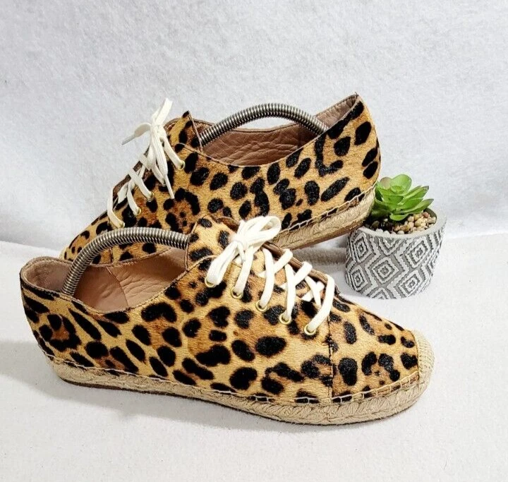Leopard sales espadrille sneakers