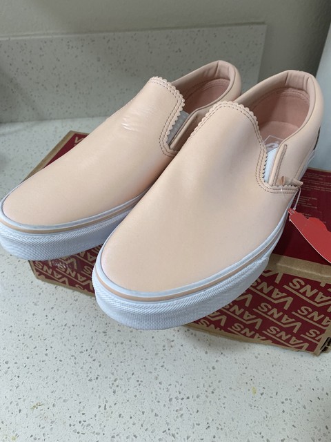 pearl suede slip on vans