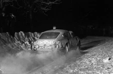 Simo Lampinen & Jyrki Ahava Triumph Spitfire Monte Carlo Rally 1965 Old Photo 5