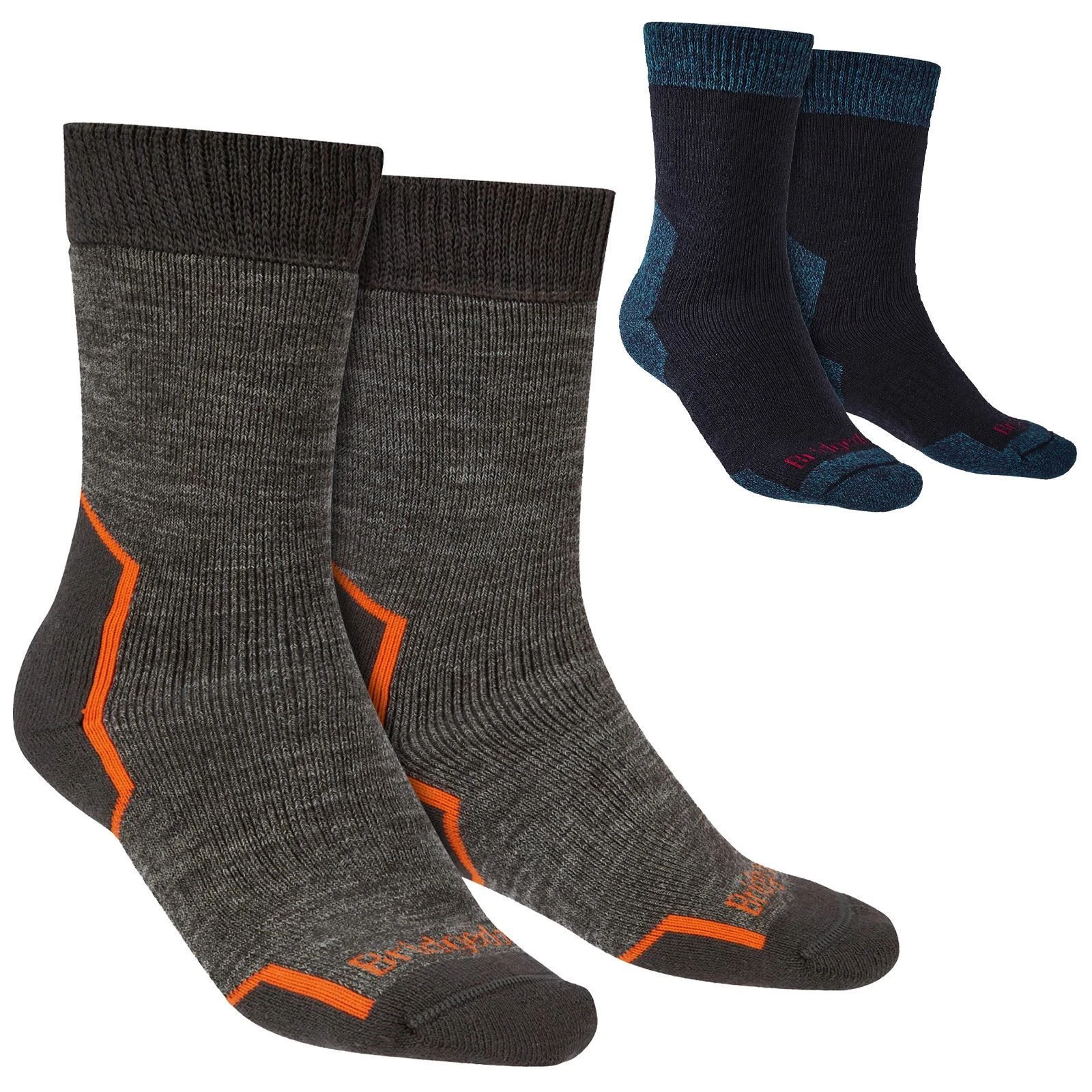 Bridgedale - Mens Explorer Thick Merino Wool Padded Sole Boot Socks
Opens in a new window or tab