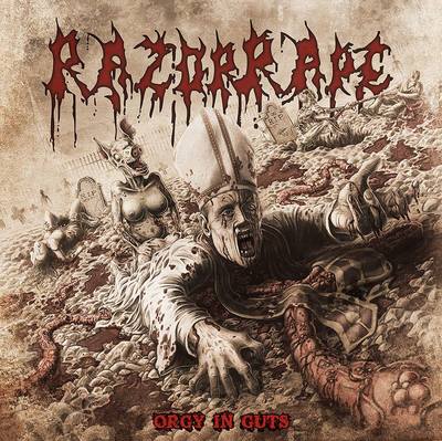 RAZOR RAPE - CD - Orgy In Guts - (Razorrape, Spasm, Jig Ai)