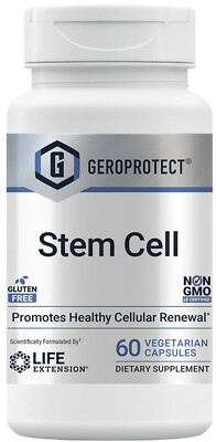 GEROPROTECT  STEM CELL  HEALTHY CELL SUPPORT 60 Capsules LIFE EXTENSION