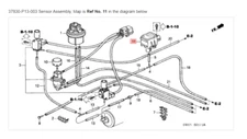 HONDA ACURA GENUINE OEM NSX Sensor Assembly, Map ☆ 37830-P13-003 ☆