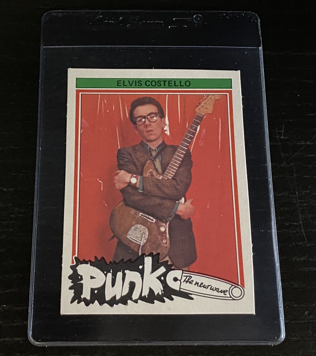 Elvis Costello Rookie Card 1977 Monty Gum Punk The New Wave Card