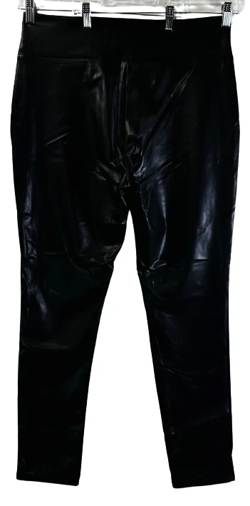 Fashion To Figure Women's Plus Size Amalia Faux Leather Leggings Black Size 2 - Image 4 of 4