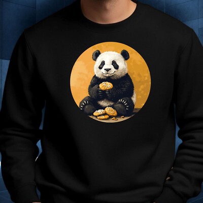 Panda With Cookies Sweatshirt Cosy And Perfect For Any Occasion Sbis4XL