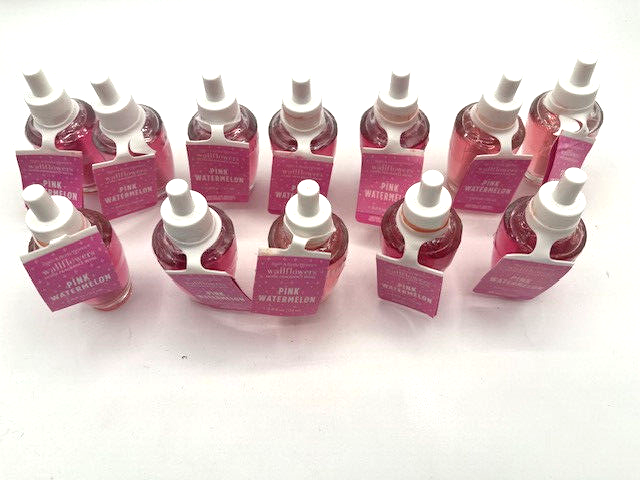 x12 Bath & Body Works Pink Watermelon Wallflower Refill Bulb Lot