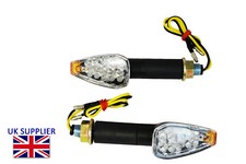 LED Indicators for Honda CB CBF 500 600 900 1000 Hornet -  Black Long Stem