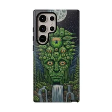 Psychedelic Trippy Eyes Phone Case for Samsung Galaxy S25 S24 S23 S22 S21
