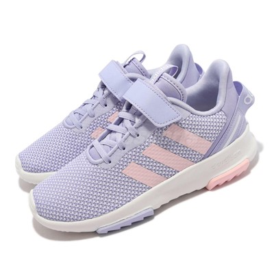 adidas Racer TR 2.0 C Purple Pink White Strap Kids Preschool Running H04454  | eBay