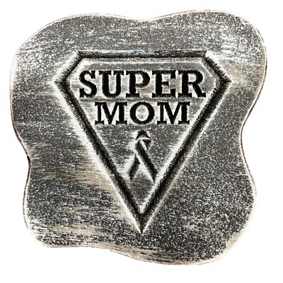 Plastic super mom breast cancer plaque mold  10'' x 10'' x 3/4'' thick