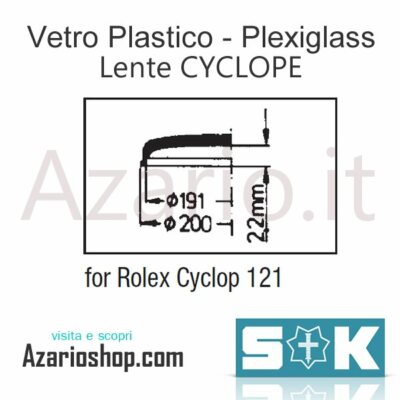 Vetro Cyclope 121 Plexi Rolex Tudor Prices Date Lady RLX Uhr Kunststoff Kristall