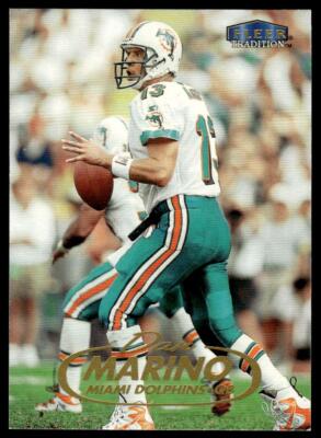 1998 Fleer Tradition 5 Dan Marino Miami Dolphins Football Card