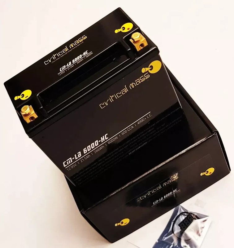 CAR LITHIUM AUDIO BATTERY Limitless XS POWER Kinetik 21.5AH 266WH CRITICAL MASS