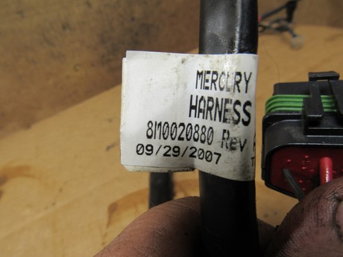 2008 Mercury 60 HP EFI Bigfoot Trim Wiring Harness Engine Loom - Foto 5 di 15