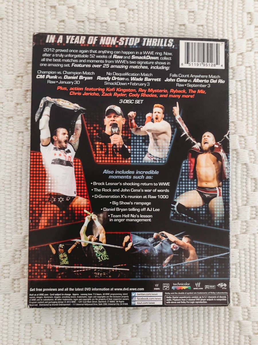 WWE/WWF The Best of Raw and Smackdown 2012–DVD Set (Missing