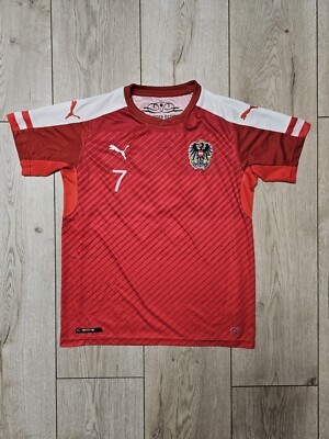 ÖSTERREICH 2016 2017 ARNAUTOVIC HOME FOOTBALL SHIRT FUSSBALLTRIKOT 11-12Y 152...