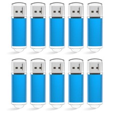 10 PK 8GB USB Flash Drives Thumb Memory Stick Folding Pen Drive Storage Swivel