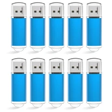 10 PK 8GB USB Flash Drives Thumb Memory Stick Folding Pen Drive Storage Swivel