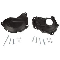 Polisport Kupplungs/ZüNdungsdeckelschutz Yamaha YZF 450 14-17, Schwarz