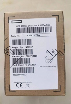 N9X95A 841504-001 NEW HPE MSA 2.5  400GB SSD SAS 12G Mixed Use Solid State DrivE