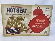 Wembley Coaching Hot Seat Sports Cushion Black Limited Edition Fast Ship