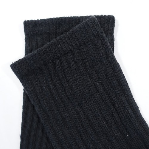 CLUB ROOM BLACK 1 PAIR CUSHIONED SOFT REGULAR CREW SOCKS MENS NEW - Picture 4 of 4