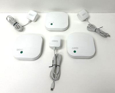 eero Wireless Router Model B0100001 Bundled Power Supply - 3 Pack
