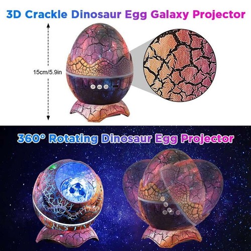 Prehistoric Magic Dinosaur Egg LED Projector Mesmerising Illumination - Picture 7 of 12