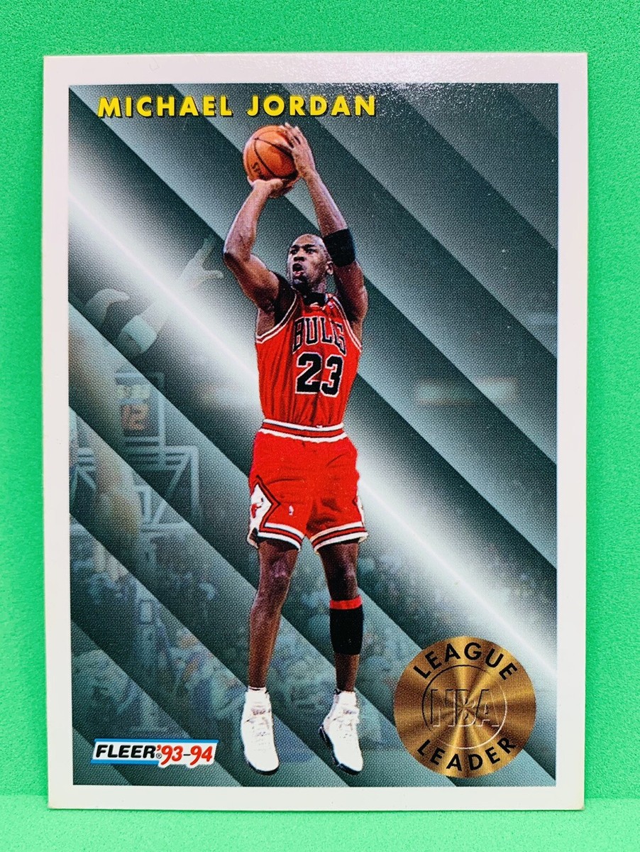 NBAカード　エクスパイヤードカード 93-94 Fleer NBA LEAGUE LEADER Michael Jordan Chicago Bulls